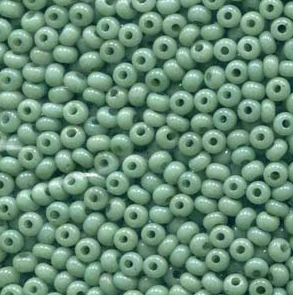 Size 6/0 Preciosa Seed Beads - Jade Opal - Riverside Beads