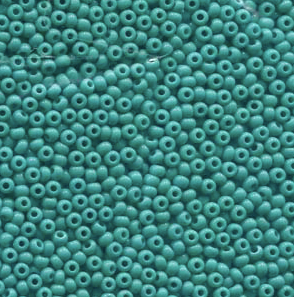 Size 6/0 Preciosa Seed Beads - Czech Turquoise Green