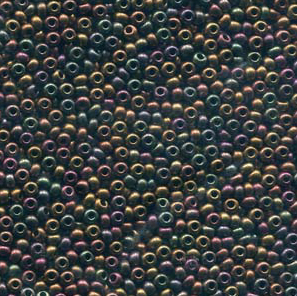Size 11/0 Preciosa Seed Beads - Dark Bronze