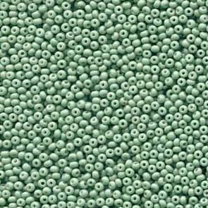 Size 11/0 Preciosa Seed Beads - Opaque Jade