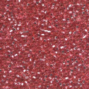 Size 8/0 Preciosa Seed Beads - Silver Lined Light Pink