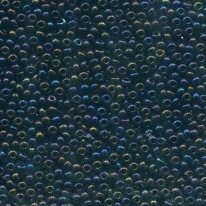Size 8/0 Preciosa Seed Beads - Jet AB