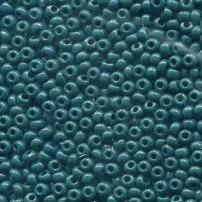 Size 8/0 Preciosa Seed Beads - Opaque Dark Jade