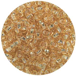 Silver Lined Gold Size8 - Riverside Beads