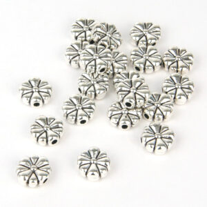 Tibetan Style Flower Beads - Riverside Beads