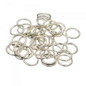 7mm Closed Jump Ring - Silver Plated