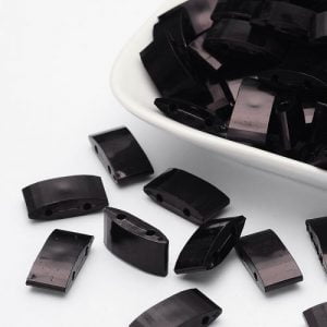 Carrier Beads - Charcoal Black