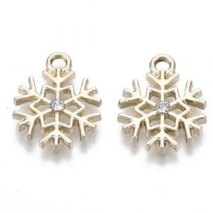 Snowflake Charms - Gold