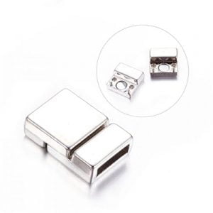10mm Magnetic Rectangular Clasp - Riverside Beads