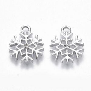 Snowflake Charms - Silver