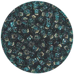 Size 10/0 Preciosa Seed Beads - S/L Turquoise - Riverside Beads
