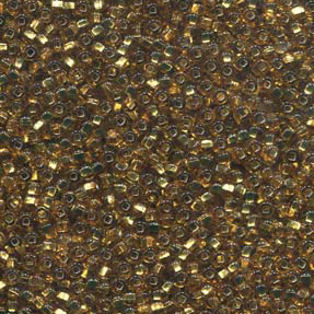 Size 11/0 Preciosa Seed Beads - S/L Gold - Riverside Beads