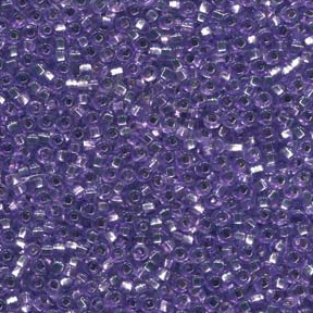 Size 11/0 Preciosa Seed Beads - Solgel Amethyst - Riverside Beads
