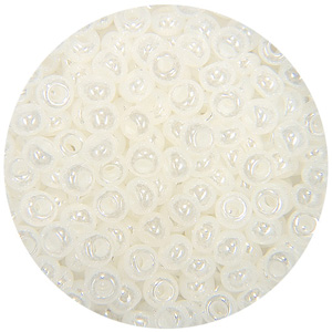 Size 8/0 Preciosa Seed Beads - Ceylon Pearl - Riverside Beads