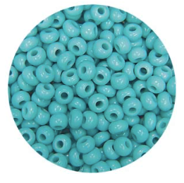 Size 8/0 Preciosa Seed Beads - Teal - Riverside Beads