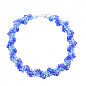 Blue Spiral Bracelet Kit - Riverside Beads