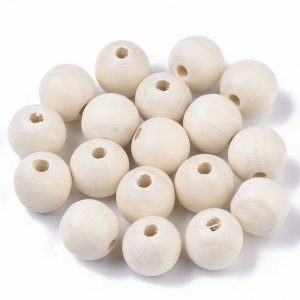 16mm Round Wooden Beads