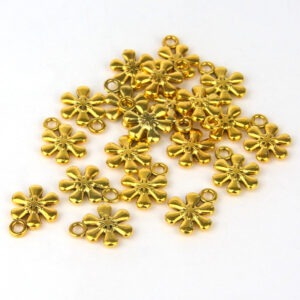 Six Petal Flower Charm - Riverside Beads