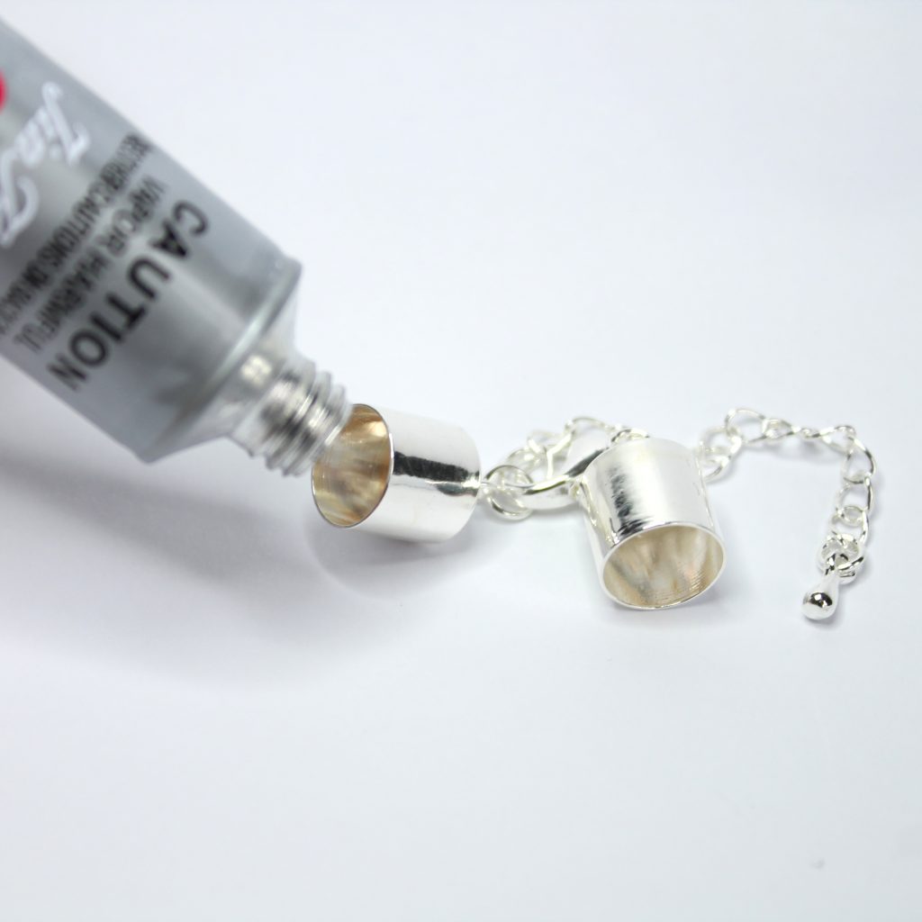 Glue for Kumihimo end caps