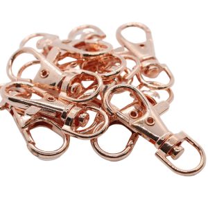 38mm rosegold bag charms - Riverside Beads