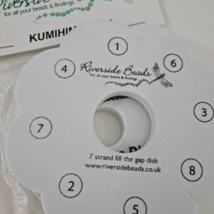 7 Strand Braiding Disk - Kumihimo by Riverside Beads
