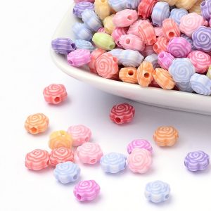 Spiral Acrylic Flowers - Riverside Beads