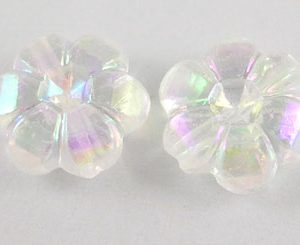 Acrylic Transparent Flower Bead - Riverside Beads