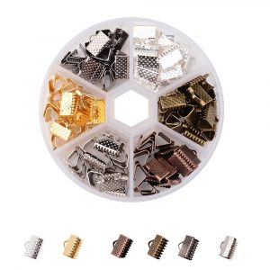 10mm Ribbon Cord Ends Collection - Riverside Beads