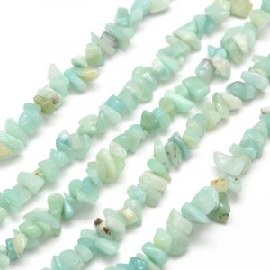 Semi Precious Chips - Amazonite - Riverside Beads