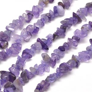 Semi Precious Chips - Amethyst - Riverside Beads