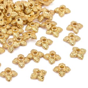 Small Four Leaf Bead Cap - Riverside Beads
