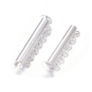 Silver 6 Strand Clasp - Riverside Beads