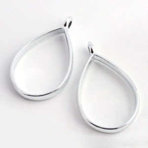 eardrop Open Pendant Frames - Riverside Beads