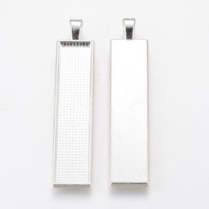 Flat Rectangle Mount - Riverside Beads