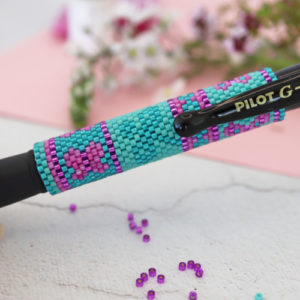 Beaded Pen Wrap - Riverside Beads