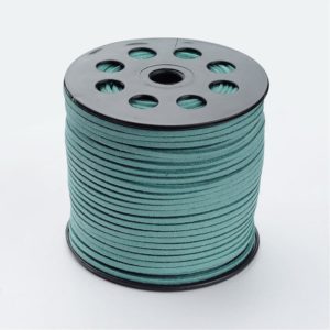 3mm Faux Suede Cord - Dusky Blue - Riverside Beads