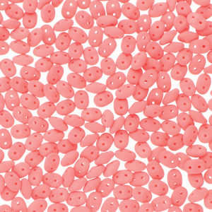 Czech SuperDuos - Bondeli Matt Coral - Riverside Beads