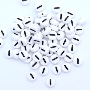 Acrylic Alphabet Bead I - Riverside Beads