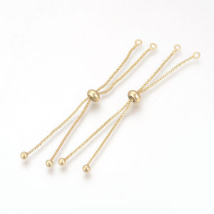 Adjustable Slider Bracelet - Gold