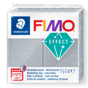 Staedtler FIMO Effect - Metallic Silver - Riverside Beads