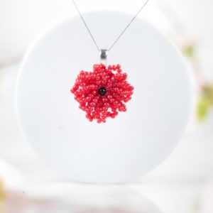 Beaded Poppy Jewellery