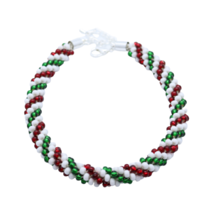 Candy Cane Kumihimo Kit 6 - Riverside Beads