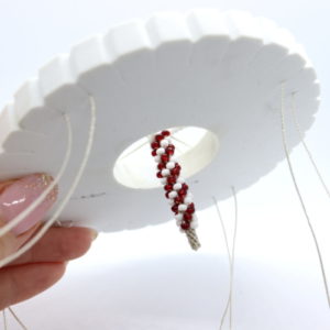 Candy Cane Kumihimo Kit 7 - Riverside Beads