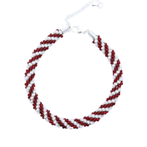 Candy Cane Kumihimo Kit 8 - Riverside Beads