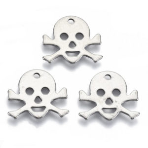 Skull & Crossbones Charms - Riverside Beads
