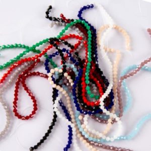 4mm Opaque Crystal Bicone - Riverside Beads