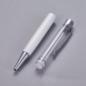 White DIY Fillable Pen.2 - Riverside Beads
