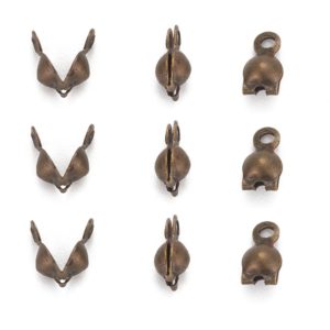 Antique Brass Clam Shell.1 - Riverside Beads