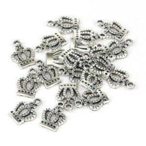 Small Traditional Crown Charms - Riverside Beads