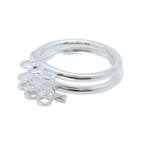 9 Loop Beaded Bling Ring - Riverside Beads